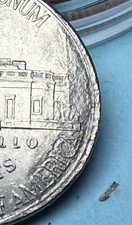 2011 P Jefferson Nickel Ragged Defective Planchet Error 5C Collecting Coins