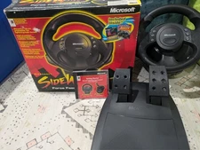 Microsoft Sidewinder Force Feedback Wheel & Pedals - 1998 Original Box