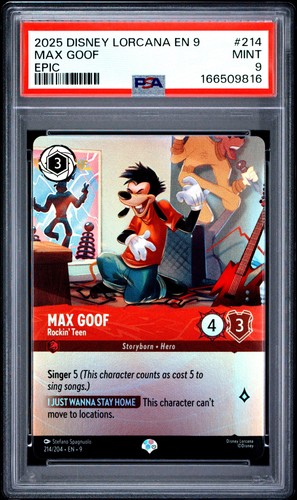 Max Goof - Rockin' Teen graded PSA 9 for sale on eBay