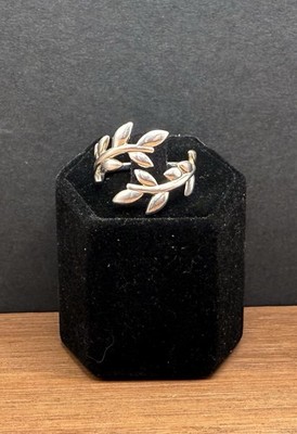 Tiffany & Co Paloma Picasso Ring Sterlingsilber 925 Olivenblatt Größe 6