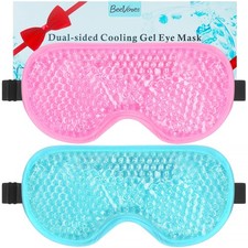 Gel Eye Mask, 2 Pack Cooling Ice Masks for Puffy Eyes for Men  Wome...