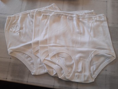4x Maxislips Taillenslip Weiß 42