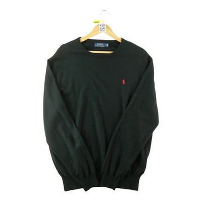 Polo Ralph Lauren Men's Crew Neck Sweater Black Size L #QWE1612