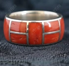 Coral Gemstone 925 Sterling Silver Ring All Size 3 16 Available Bend gift