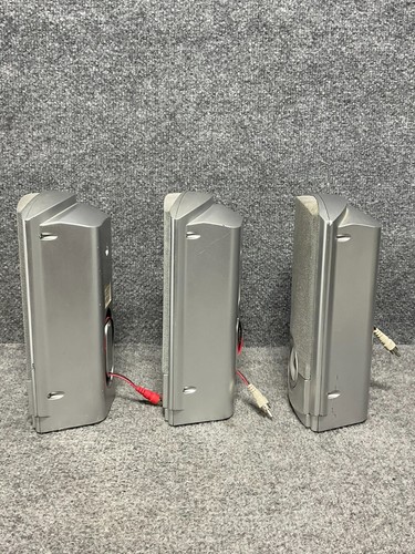 GPX Mini Speakers Lot ๐ต Full Response 4" HM3817DT 4 Ohms - Set of 3 Silver - Picture 12 of 15