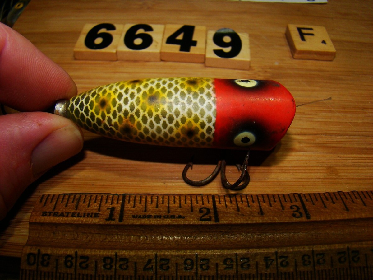 U6649 F HEDDON BABY LUCKY 13 FISHING LURE | eBay