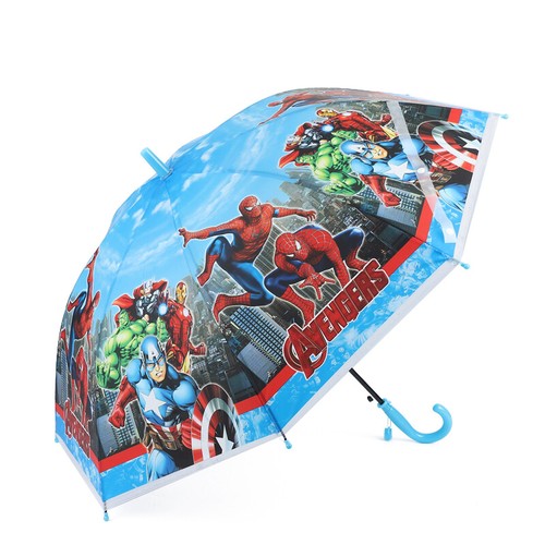 Kids Umbrella Brolly Spiderman Marvel Semi Automatic Dome Bubble Boy Girl School - Picture 19 of 127