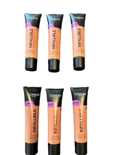 L'Oreal Infallible Total Cover Foundation x 3 Classic Tan 310 or Creme Cafe 311