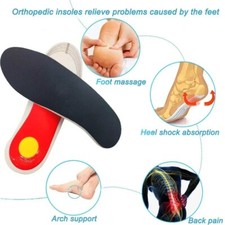 Orthotic High Arch Support Insoles Flatfoot Shoe Insert Insoles For Women Men US