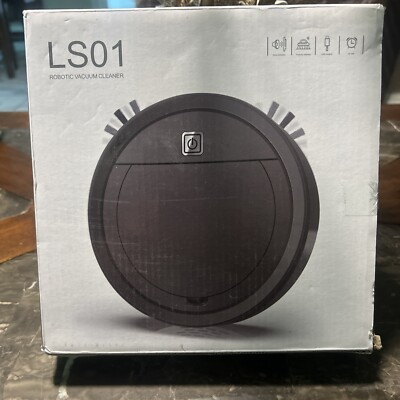 LS01 Robotic white Vacuum Cleaner GoEcobox Quiet Sweep Mop Dust white USB charge