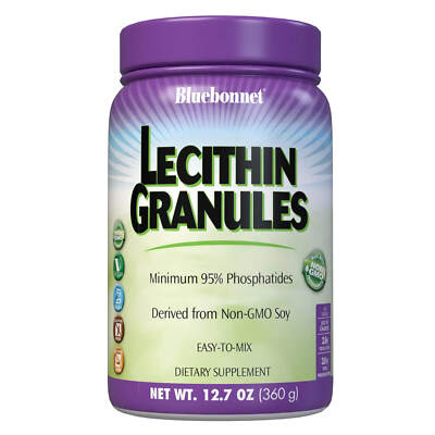 Bluebonnet Super Earth Non-Gmo Lecithin Granules 12.7 oz Granules