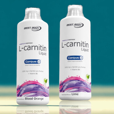 Best Body Nutrition L-Carnitin Liquid 1000ml  Flasche mit Vitamin B6 vegan