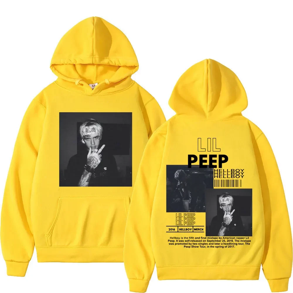 Hip Hop Rapper Lil Peep Graphic Hoodie High Quality Fashion Pullovers