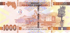 Guinea R.  1000  Francs  2015  Series  AE  Uncirculated Banknote HAf