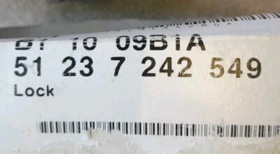 BMW 3 Series F30 2013 OSF Drivers Front Right Bonnet Lock 7242549  