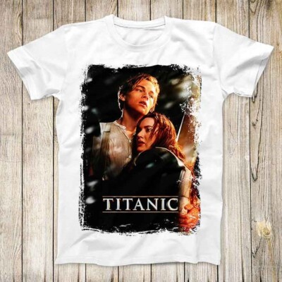 Titanic 1997 Original Film Kino Movie Poster T-Shirt Meme Unisex Top Tee 3133