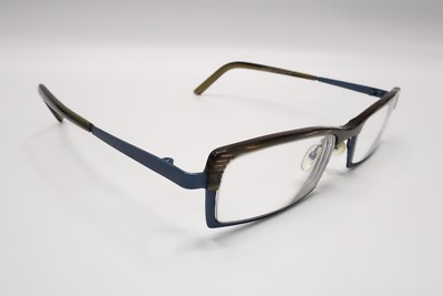 Vtg Jean Lafont Mogador 555 Eyeglasses FRAMES Olive Green 51[]20-140 Brown J162