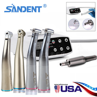SANDENT Dental Brushless LED Electric Micro Motor 1:1/1:5 Increasing Handpiece