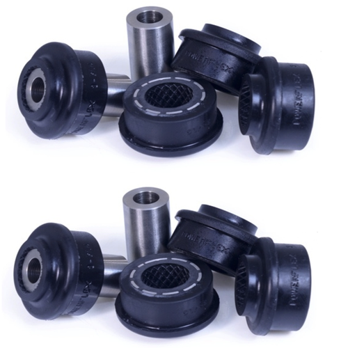 4x Powerflex BLACK Rear Control Arm Bushes PFR3716BLK for Audi A4 A6