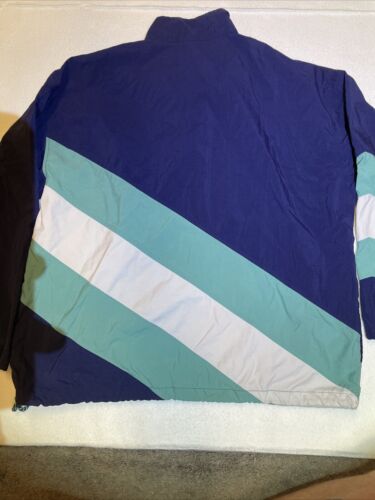 Vintage IZOD Windbreaker Jacket Mens Size L Pullover 1/4 Zip Logo Retro 90s 80s - Picture 11 of 11