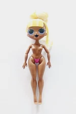 Lol Surprise OMG Nude 9" Doll Melrose Yellow White Twisted Bun Hair