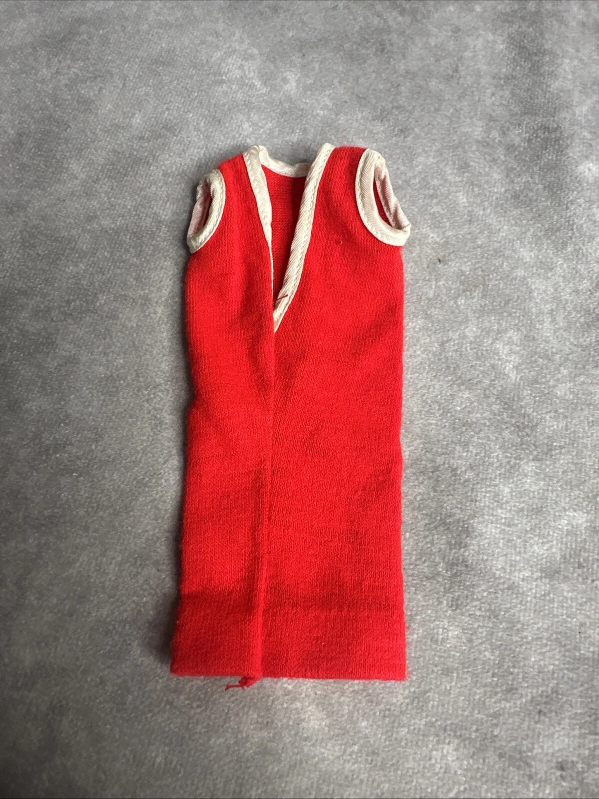 VETEMENTS Tressy Bambola Vestito Rosso Vintage Anni 60 Personaggio Americano Vestiti Ottimo