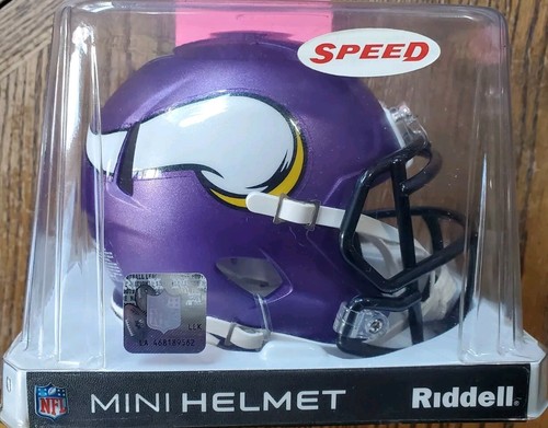 BRAND NEW Minnesota Vikings Speed Mini Helmet Riddell NFL Football Unsigned
