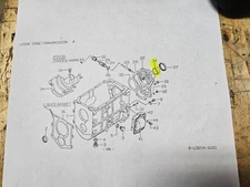 MLS63B MANUAL TRANSMISSION SPEEDOMETER GEAR DRIVE, NISSAN UD