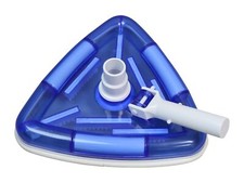 Schwimmbad Pool Bodensauger 3-Eck Sauger Transparent Dreieck Poolsauger schwer