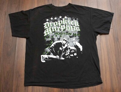 Rare Dropkick Murphys T Shirt Adult Black Color S To 5XL Unisex