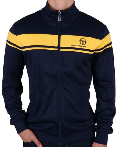 Sergio Tacchini Damarindo Track Jacket Maritime Blue/Lemon Drop - Picture 2 of 6
