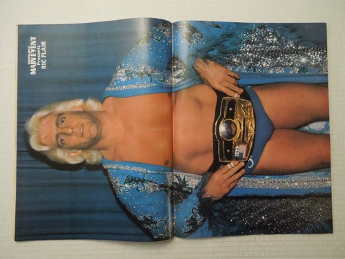 Vintage WRESTLINGS MAIN EVENT July 83 Champion RIC FLAIR Cover & Centerfold - Imagen 7 de 11