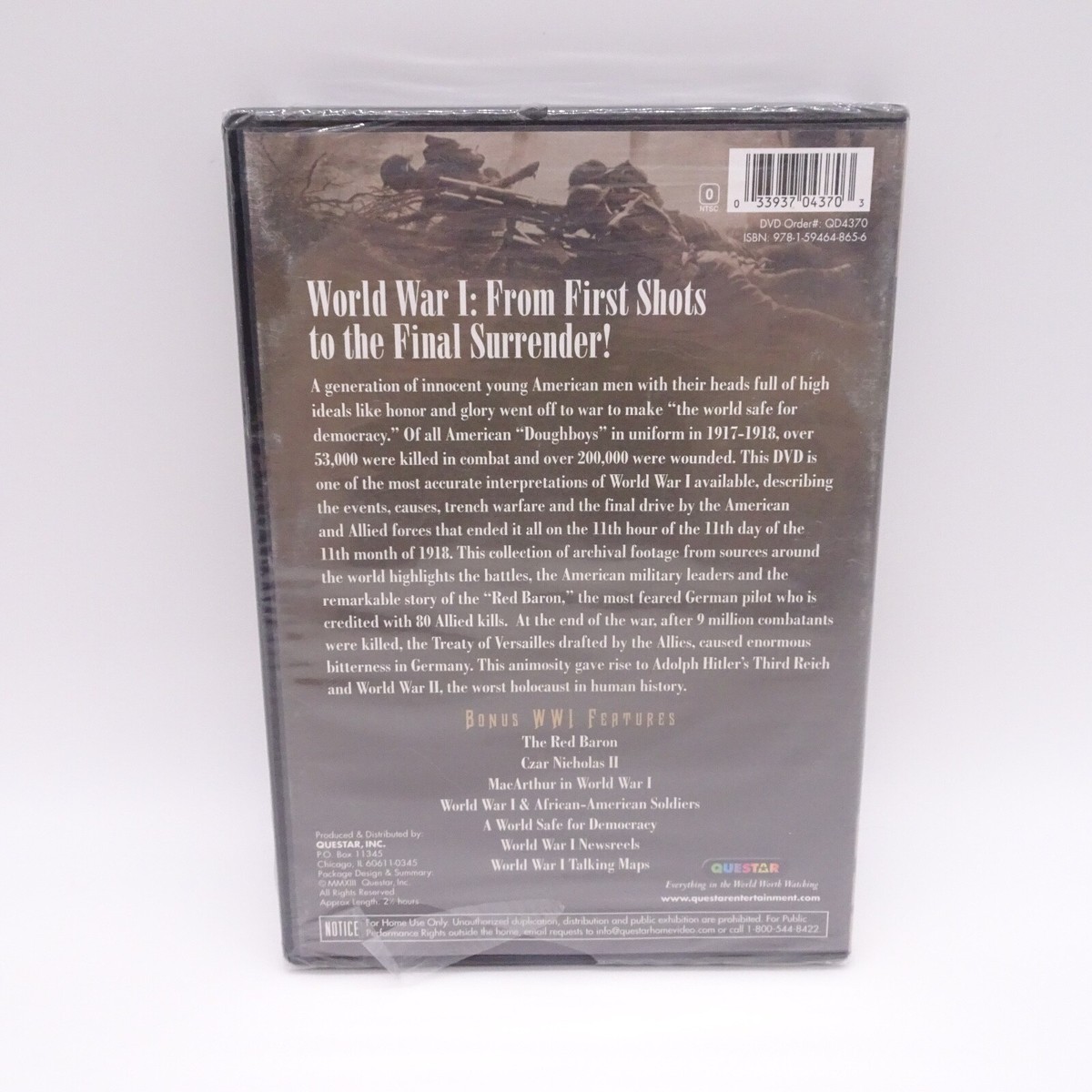 (未使用･未開封品)World War I: America &amp; The Great War [DVD] World War I: America and The Great War ~ DVD Narrated By Ed