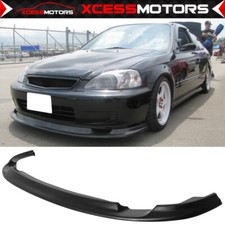 Fits 99-00 Honda Civic Ek First Molding Style Front Bumper Spoiler Unpainted Pu Fits 99-00 Honda Civic Ek First Molding Style Front Bumper Spoiler Unpainted Pu