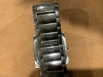 Longines Opposition L3.626.4 quartz men's watch square white dial