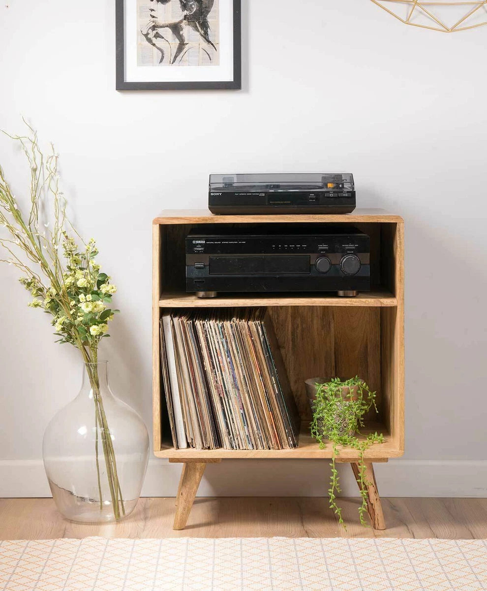 Mango wood shop hifi unit