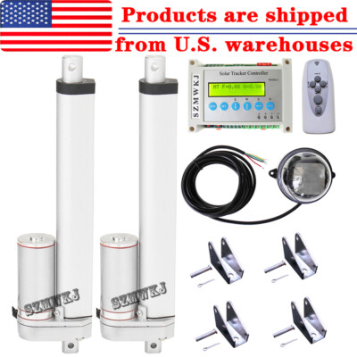 Sunlight Track Solar Tracker 8'' LCD Dual Axis Kits for Solar Tracking System IG