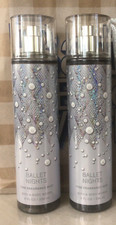 2 BATH BODY WORKS BALLET NIGHTS FINE FRAGRANCE MIST BODY SPRAYS 8 OZ EA NEW