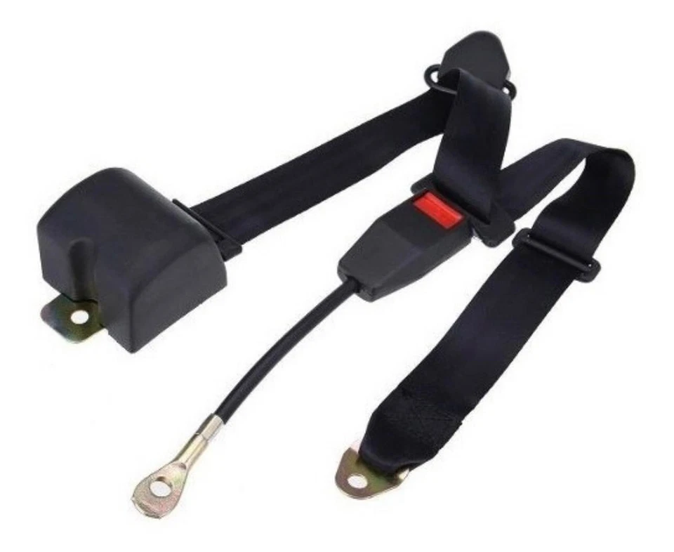 For All Fiat Adjustable Seat Belts Front Pair Replacement Safety Kit - Image 2 of 4