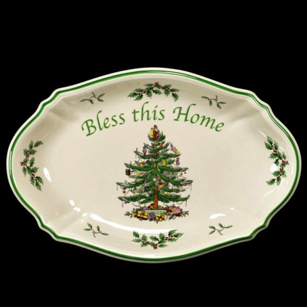 Spode Christmas Tree 4 Salad Dessert Plates S3324a8 for sale online eBay