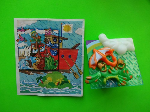K98 n.016 - Plastik Puzzle - Arche Noah - Papageien + BPZ