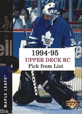 1994-95 Upper Deck RC | #203-470 | Hockey | LOT x1 | U Pick