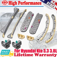 Engine Timing Chain Kit For Hyundai Santa Fe Kia Sorento Azera Genesis 3.3L 3.8L