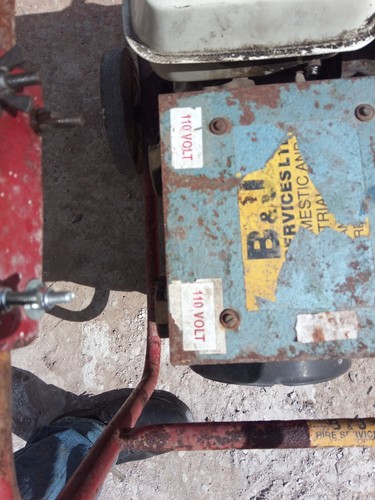 Honda Generator 110 Volt, 5 Hp Petrol Engine Gx140, Site Genny - Picture 4 of 4