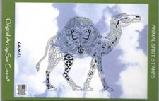 Camel Unmounted Red Rubber Stamp Earth Art Animal Spirits Symbol Free Ship New