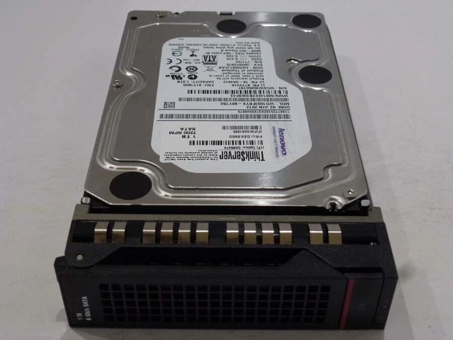 Lenovo 1TB 03X9650 ThinkServer 0A89474 0A91269 7.2K 3.5'' Hard Drive SATA HDD - Image 3 of 4
