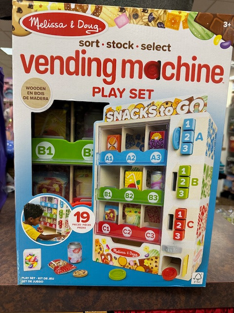 Melissa & Doug Sort, Select Wooden Vending Machine Play Set New in