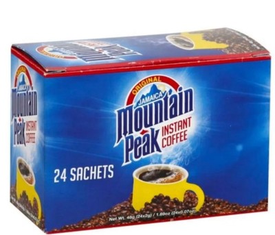 Jamaican Blue Mountain Peak Instant Coffee Pack of 24 
