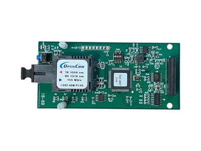 Simplex 4190-9851 4120 SM-L Duplex Fiber Media Card P/N 07432029 Single-Mode