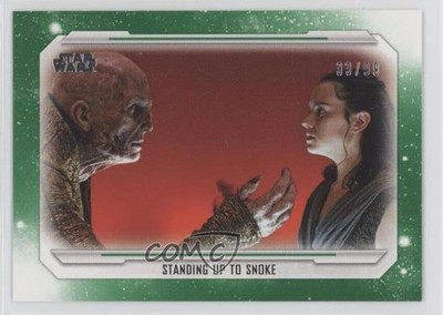2019 Topps Star Wars Skywalker Saga Green 33/99 Supreme Leader Snoke Rey 0c3